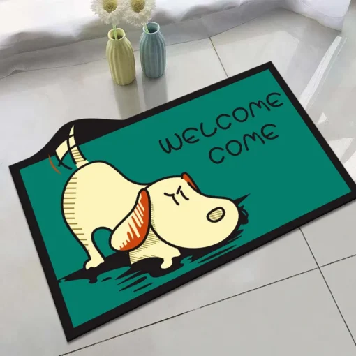 Cute Cartoon Anti-Slip Absorb Water Mat For Bathroom Kitchen Entrance Doormat For Home Decor Hallway Bedroom Bedside Rug Eco-Friendly Mat - Image 3