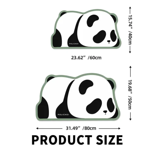 Eco-Friendly Cute Cartoon Panda Bath Mat Anti-Slip Quick Dry Absorbent Foot Mats Bathroom Rug Floor Shower Carpet Entrance Doormat Washable For Bathroom - Image 5