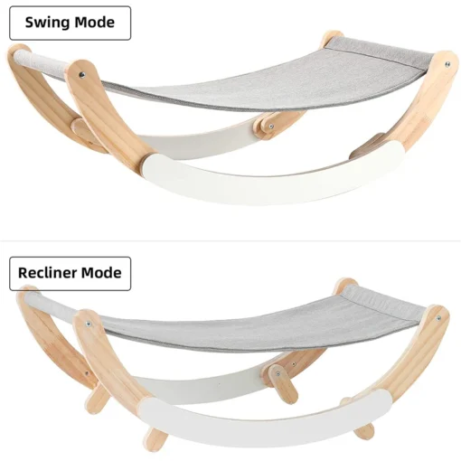 Cute Indoor Kitty Hammock Swing Chair For Relaxing Sleeping Pet Cats Furniture Gift for Your Small To Medium Size Pets Cat Accessories - Image 3