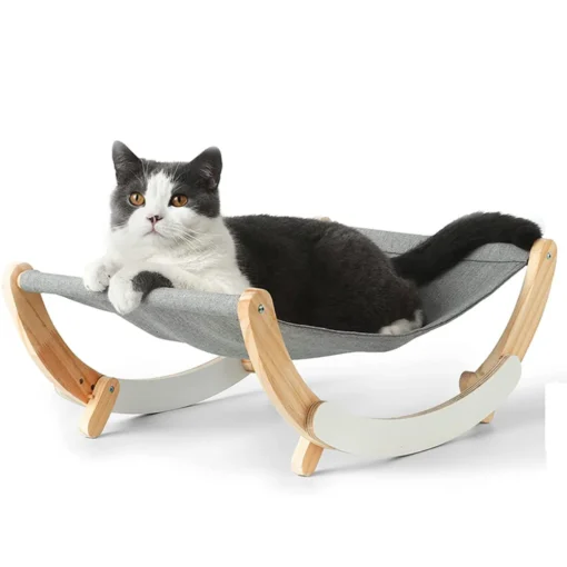 Cute Indoor Kitty Hammock Swing Chair For Relaxing Sleeping Pet Cats Furniture Gift for Your Small To Medium Size Pets Cat Accessories - Image 4