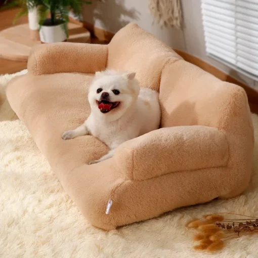 Comfortable Plush Cat Dog Sofa Beds Washable Thicken Cushion Warm Pet Dog Nest Cat Beds Dog Sleep Cat Furniture Pet Accessories - Image 3