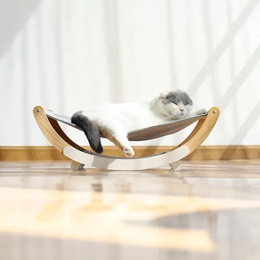 Cute Indoor Kitty Hammock Swing Chair For Relaxing Sleeping Pet Cats Furniture Gift for Your Small To Medium Size Pets Cat Accessories - Image 8