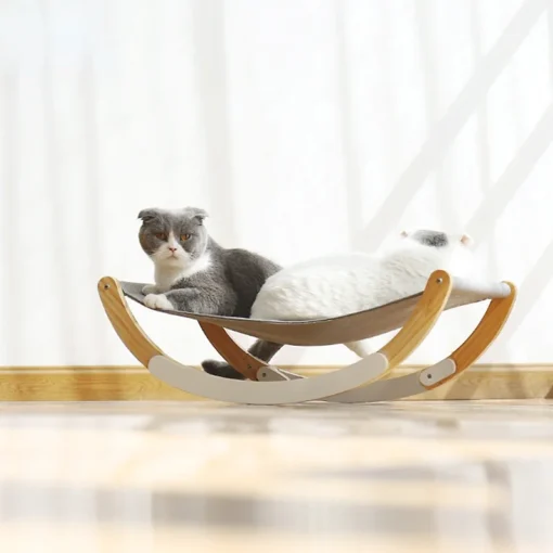 Cute Indoor Kitty Hammock Swing Chair For Relaxing Sleeping Pet Cats Furniture Gift for Your Small To Medium Size Pets Cat Accessories - Image 7