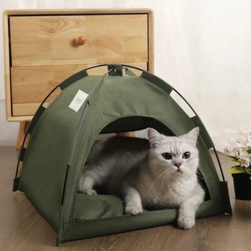 Cute Kitten Tent House Pet Supplies Cats Bed House Warm Cushions Pet Supplies Products Accessories Furniture Sofa Basket Beds Winter Clamshell