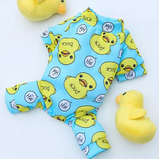 Cute Soft Puppy Dog Pyjamas Jumpsuit Rompers For Small Dogs Onesies Bodysuits For Pet Puppy Dog Cat Apparel Fashion - Image 3