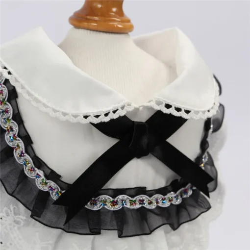 Cute Maid Outfit For Small Dog Summer Cat Clothing Skirt Chihuahua Pomeranian Yorkshire Puppy Costume Pet Dress Apparel Fashion - Image 25