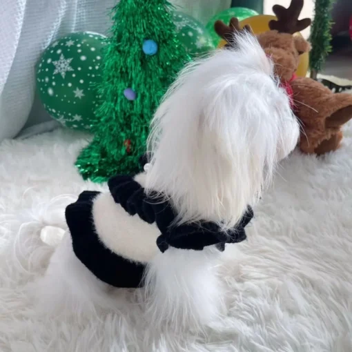 Pet Fashion Apparel Winter Clothes Maltese Dress Cat Chihuahua Puppy Yorkie Poodle Pomeranian Shih Tzu Bichon Schnauzer Pet Fashion Clothing - Image 5