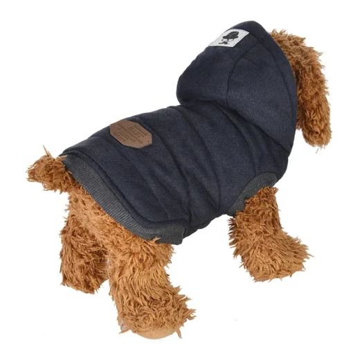 Cute Warm Pet Coat Hooded Jacket Outfit Beloved Furry Cat Dog Pet Clothes Doggie Apparel Yorkshire Bichon Pomeranian Schnauzer Apparel - Image 4