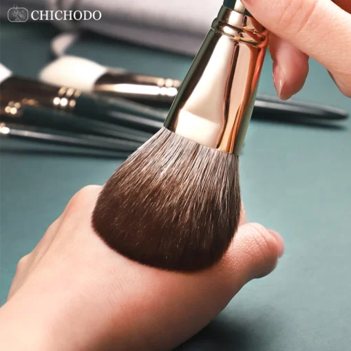 High Quality Animal And Fibre Hair Makeup Brush Green Cloud Skin Friendly Cosmetic Brushes Series Beauty Pens Professional Make Up Beauty Tools - Image 3