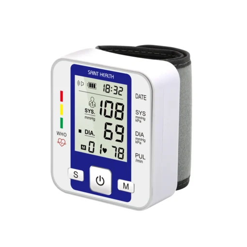 Smart Digital Wrist Blood Pressure Monitor LCD Digital Display Portable Medical Machine To Measure Blood Pressure Pulse Rate Diagnostic Tool Medical Equipment - Image 9