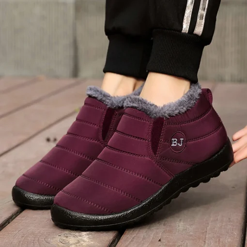 Sneakers Winter 2022 Women Waterproof Shoes Comfortable Platform Shoes Walking Platform Sneakers Ankle Black Mujer Shoes Woman - Image 5