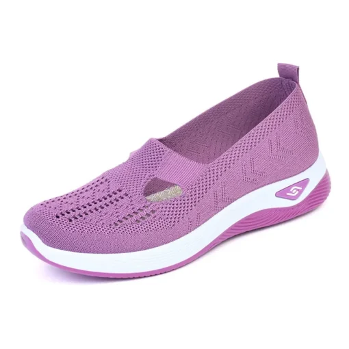 Customized Summer Mesh Breathable Sneakers Women Light Slip on Casual Shoes - Image 5