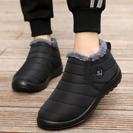 Sneakers Winter 2022 Women Waterproof Shoes Comfortable Platform Shoes Walking Platform Sneakers Ankle Black Mujer Shoes Woman - Image 2