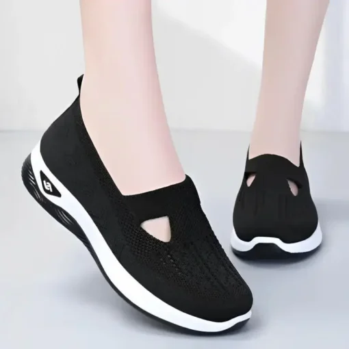 Customized Summer Mesh Breathable Sneakers Women Light Slip on Casual Shoes